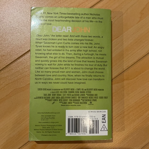 Nicholas Sparks Last Song / Dear John EUC Books - Picture 4 of 9
